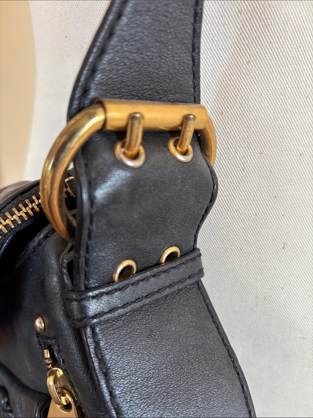 Marc Jacobs Natasha Bird Bag Petal To The Metal -  Black - Picture 4 of 11